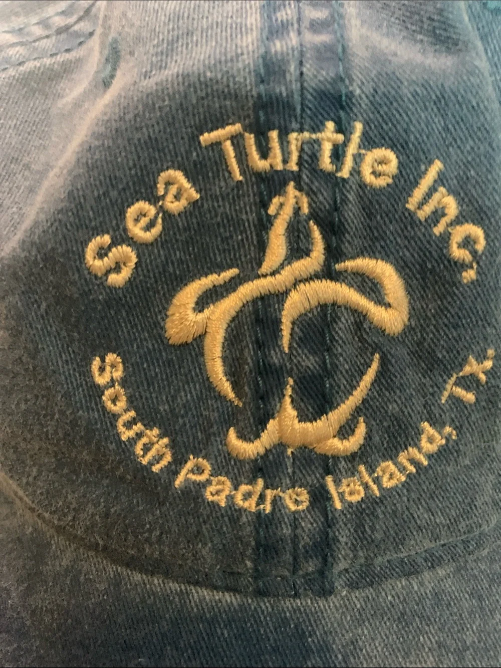 OTTO Navy Blue Sea Turtle Inc. Embroidered Hat